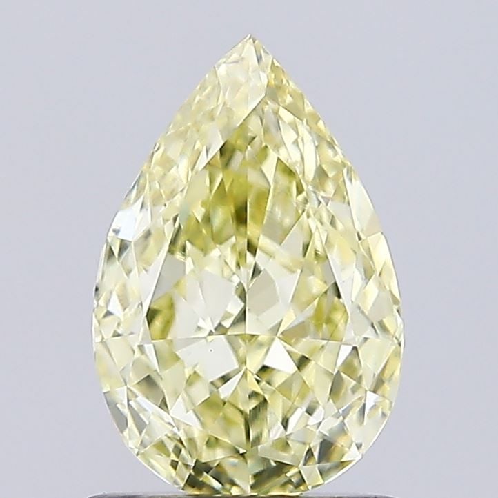 Loose Diamond - PEAR 1.06ct Fancy Yellow VS1: Loose Diamond - PEAR 1.06ct Fancy Yellow VS1 Source: This is a real non-mined Diamond that has been grown in a lab Shape: PEAR Carats: 1.06 Color: Fancy Yellow Certification: IGI Video:
