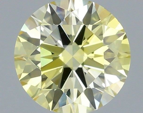 Ideal Loose Diamond - ROUND 0.52ct Fancy Light Yellow VS1: Ideal Loose Diamond - ROUND 0.52ct Fancy Light Yellow VS1 Source: This is a real non-mined Diamond that has been grown in a lab Shape: ROUND Carats: 0.52 Color: Fancy Light Yellow Certification: IGI V