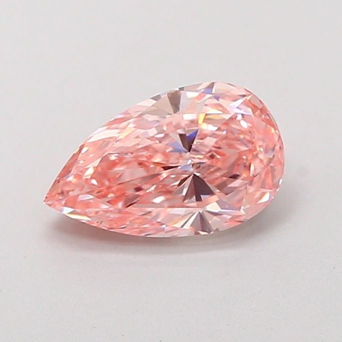 Loose Diamond - PEAR 0.87ct Fancy Vivid Pink VS1: Loose Diamond - PEAR 0.87ct Fancy Vivid Pink VS1 Source: This is a real non-mined Diamond that has been grown in a lab Shape: PEAR Carats: 0.87 Color: Fancy Vivid Pink Certification: IGI Video: