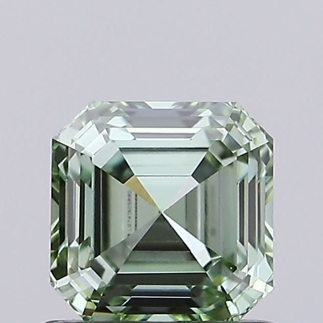Loose Diamond - ASSCHER 0.72ct Fancy Vivid Green VVS2: Loose Diamond - ASSCHER 0.72ct Fancy Vivid Green VVS2 Source: This is a real non-mined Diamond that has been grown in a lab Shape: ASSCHER Carats: 0.72 Color: Fancy Vivid Green Certification: IGI Vide