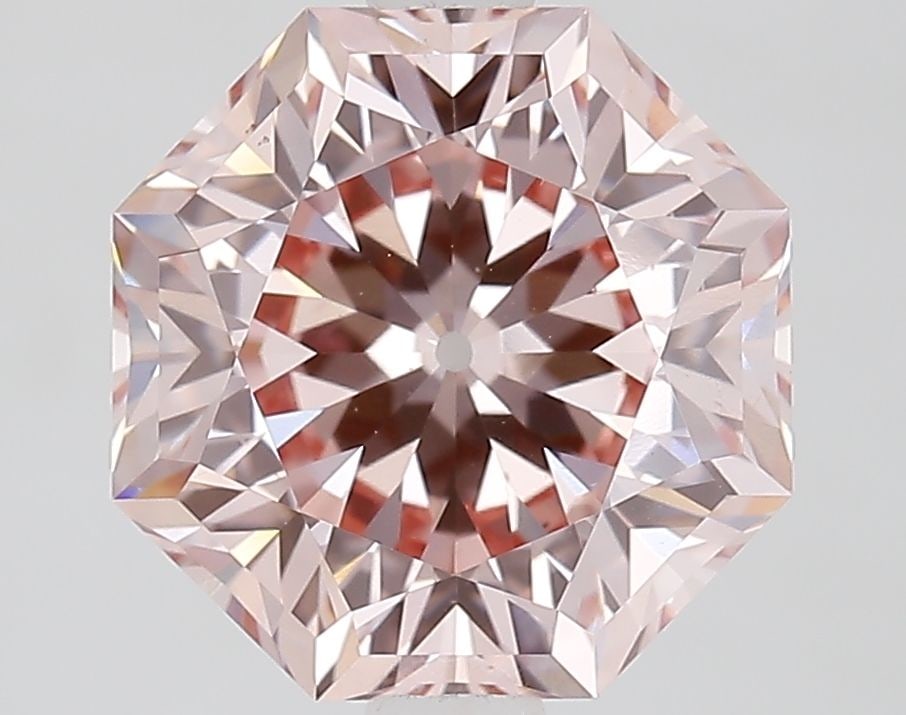 Loose Diamond - OCTAGONAL 2.87ct Fancy Intense Pink VS1: Loose Diamond - OCTAGONAL 2.87ct Fancy Intense Pink VS1 Source: This is a real non-mined Diamond that has been grown in a lab Shape: OCTAGONAL Carats: 2.87 Color: Fancy Intense Pink Certification: IGI