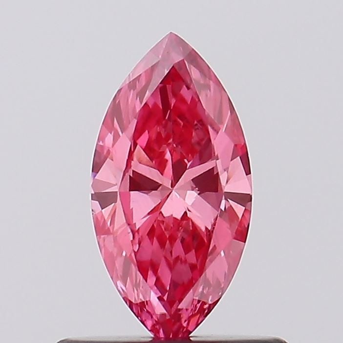 Loose Diamond - MARQUISE 0.5ct Fancy Vivid Pink VS2: Loose Diamond - MARQUISE 0.5ct Fancy Vivid Pink VS2 Source: This is a real non-mined Diamond that has been grown in a lab Shape: MARQUISE Carats: 0.5 Color: Fancy Vivid Pink Certification: IGI Video: