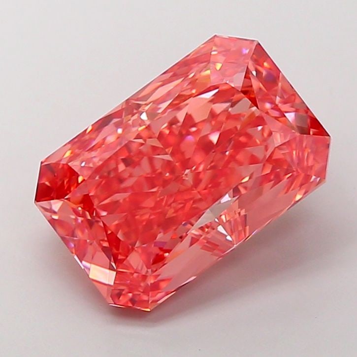 Loose Diamond - RADIANT 8.06ct Fancy Vivid Pink VVS2: Loose Diamond - RADIANT 8.06ct Fancy Vivid Pink VVS2 Source: This is a real non-mined Diamond that has been grown in a lab Shape: RADIANT Carats: 8.06 Color: Fancy Vivid Pink Certification: IGI Video:
