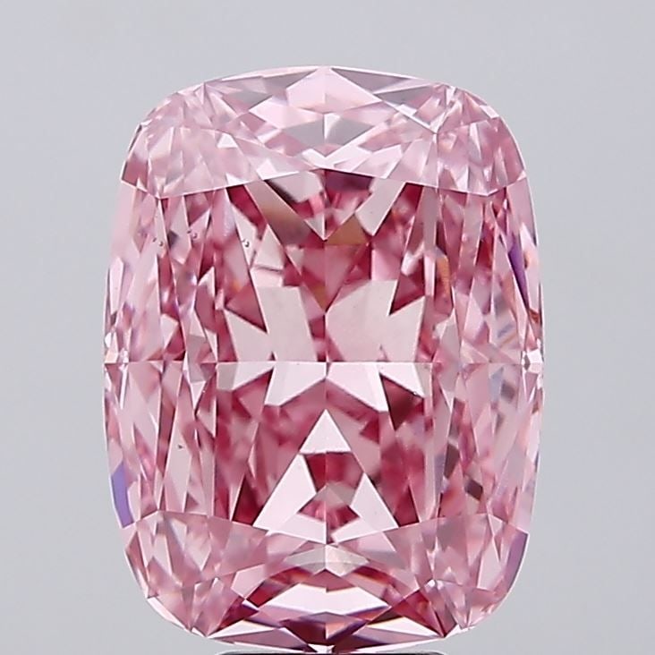 Loose Diamond - CUSHION MODIFIED 10.16ct Fancy Vivid Pink VS2: Loose Diamond - CUSHION MODIFIED 10.16ct Fancy Vivid Pink VS2 Source: This is a real non-mined Diamond that has been grown in a lab Shape: CUSHION MODIFIED Carats: 10.16 Color: Fancy Vivid Pink Certif