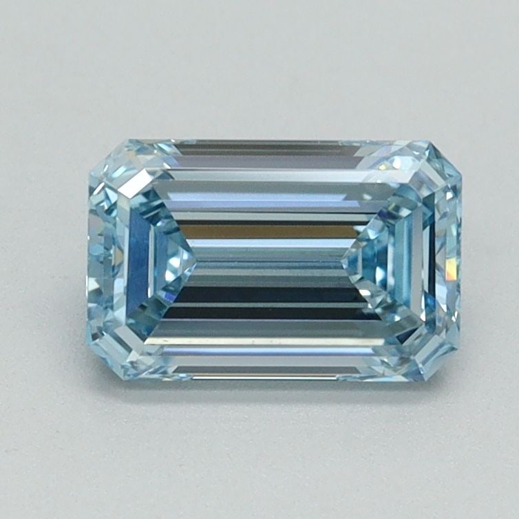 Loose Diamond - EMERALD 1.0ct Fancy Intense Blue VS1: Loose Diamond - EMERALD 1.0ct Fancy Intense Blue VS1 Source: This is a real non-mined Diamond that has been grown in a lab Shape: EMERALD Carats: 1.0 Color: Fancy Intense Blue Certification: IGI Video