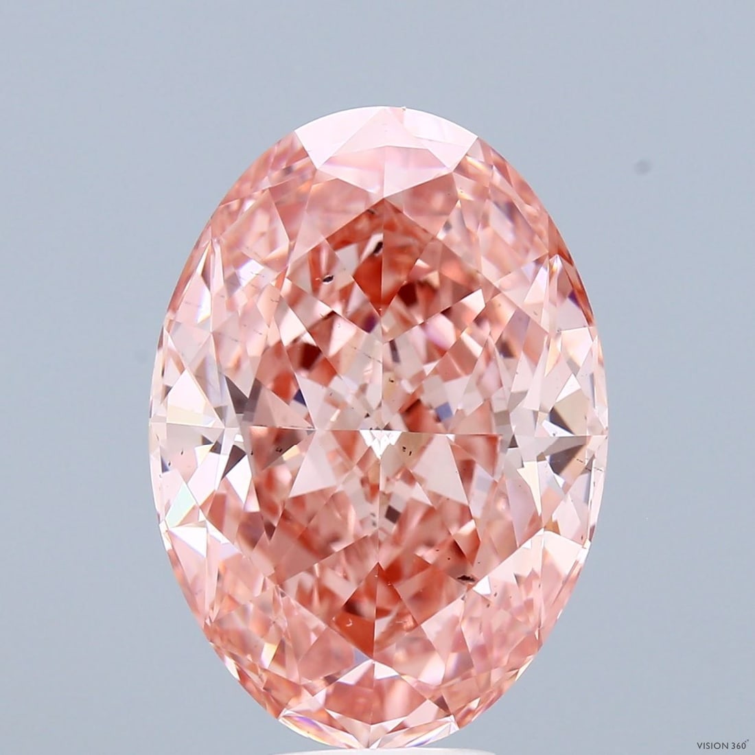 Loose Diamond - OVAL 10.02ct Fancy Vivid Pink VS2: Loose Diamond - OVAL 10.02ct Fancy Vivid Pink VS2 Source: This is a real non-mined Diamond that has been grown in a lab Shape: OVAL Carats: 10.02 Color: Fancy Vivid Pink Certification: IGI Video: