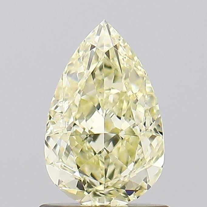 Loose Diamond - PEAR 1.03ct Fancy Yellow VS1: Loose Diamond - PEAR 1.03ct Fancy Yellow VS1 Source: This is a real non-mined Diamond that has been grown in a lab Shape: PEAR Carats: 1.03 Color: Fancy Yellow Certification: IGI Video: