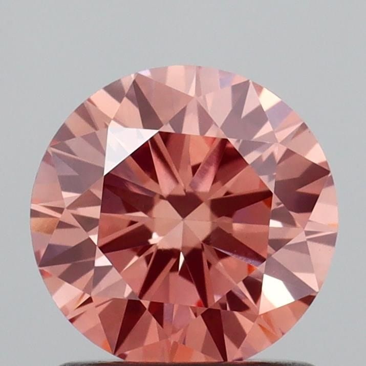 Loose Diamond - ROUND 1.05ct Fancy Pinkish Brown VS1: Loose Diamond - ROUND 1.05ct Fancy Pinkish Brown VS1 Source: This is a real non-mined Diamond that has been grown in a lab Shape: ROUND Carats: 1.05 Color: Fancy Pinkish Brown Certification: IGI Video