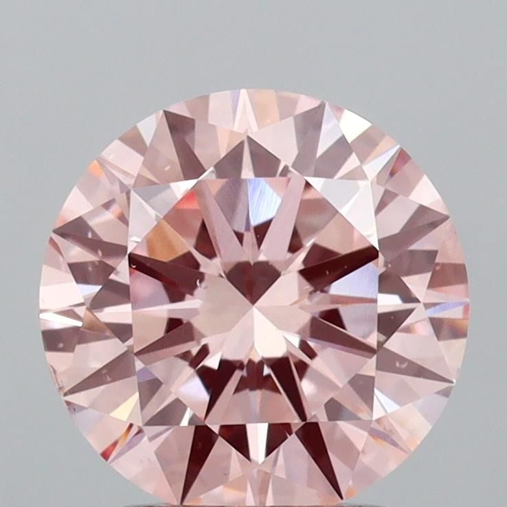 Loose Diamond - ROUND 2.0ct Fancy Intense Pink VS2: Loose Diamond - ROUND 2.0ct Fancy Intense Pink VS2 Source: This is a real non-mined Diamond that has been grown in a lab Shape: ROUND Carats: 2.0 Color: Fancy Intense Pink Certification: IGI Video:
