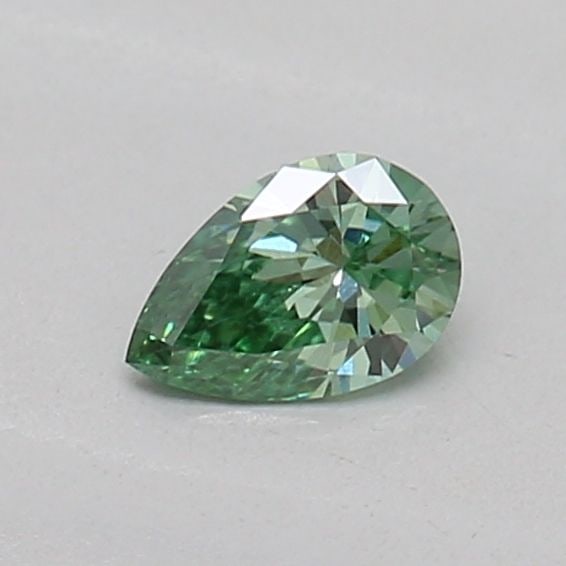 Loose Diamond - PEAR 0.14ct Fancy Vivid Green VVS2: Loose Diamond - PEAR 0.14ct Fancy Vivid Green VVS2 Source: This is a real non-mined Diamond that has been grown in a lab Shape: PEAR Carats: 0.14 Color: Fancy Vivid Green Certification: IGI The Diamon