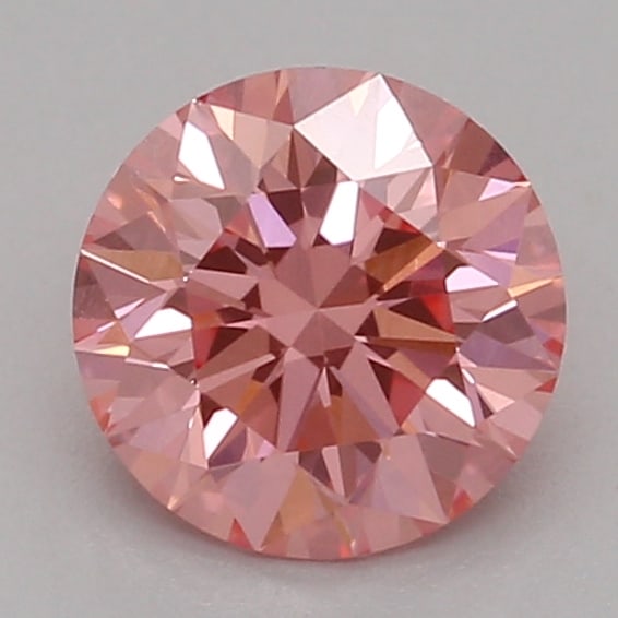 Loose Diamond - ROUND 0.54ct Fancy Vivid Pink VVS2: Loose Diamond - ROUND 0.54ct Fancy Vivid Pink VVS2 Source: This is a real non-mined Diamond that has been grown in a lab Shape: ROUND Carats: 0.54 Color: Fancy Vivid Pink Certification: IGI Video: