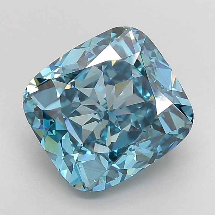 Loose Diamond - CUSHION MODIFIED 6.13ct Fancy Vivid Blue VS1: Loose Diamond - CUSHION MODIFIED 6.13ct Fancy Vivid Blue VS1 Source: This is a real non-mined Diamond that has been grown in a lab Shape: CUSHION MODIFIED Carats: 6.13 Color: Fancy Vivid Blue Certific