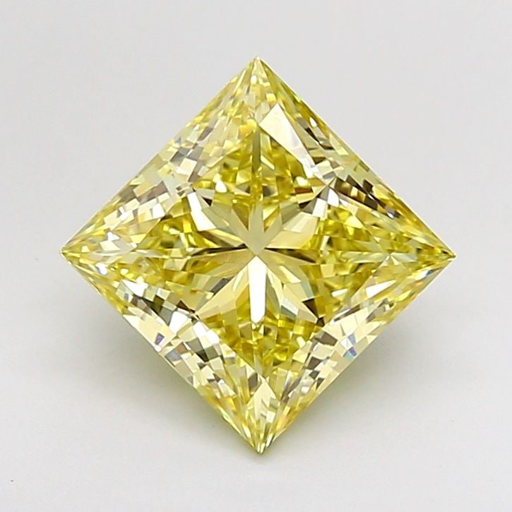 Loose Diamond - PRINCESS 3.06ct Fancy Yellow VS1: Loose Diamond - PRINCESS 3.06ct Fancy Yellow VS1 Source: This is a real non-mined Diamond that has been grown in a lab Shape: PRINCESS Carats: 3.06 Color: Fancy Yellow Certification: IGI Video: