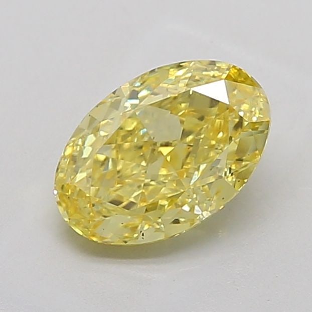 Loose Diamond - OVAL 2.14ct Fancy Vivid Yellow VS2: Loose Diamond - OVAL 2.14ct Fancy Vivid Yellow VS2 Source: This is a real non-mined Diamond that has been grown in a lab Shape: OVAL Carats: 2.14 Color: Fancy Vivid Yellow Certification: IGI Video: