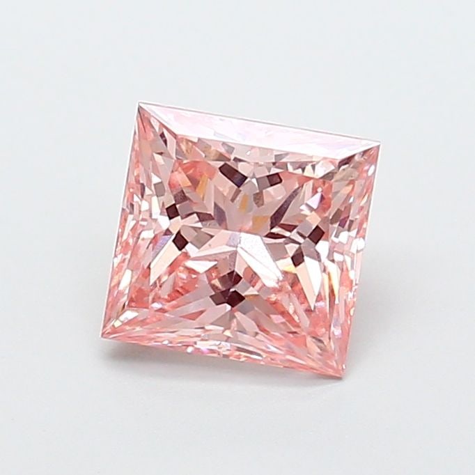 Loose Diamond - PRINCESS 2.01ct Fancy Vivid Pink VS1: Loose Diamond - PRINCESS 2.01ct Fancy Vivid Pink VS1 Source: This is a real non-mined Diamond that has been grown in a lab Shape: PRINCESS Carats: 2.01 Color: Fancy Vivid Pink Certification: IGI Video