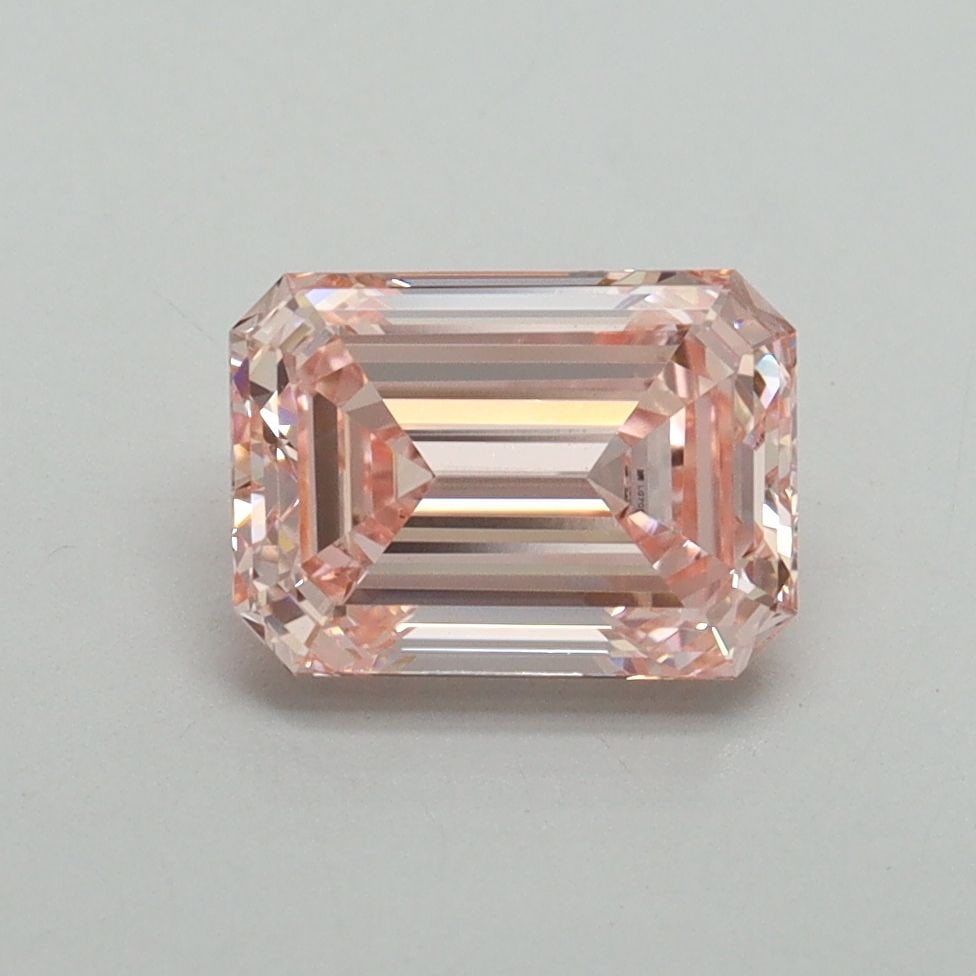 Loose Diamond - EMERALD 1.44ct Fancy Intense Pink VVS2: Loose Diamond - EMERALD 1.44ct Fancy Intense Pink VVS2 Source: This is a real non-mined Diamond that has been grown in a lab Shape: EMERALD Carats: 1.44 Color: Fancy Intense Pink Certification: IGI Vi