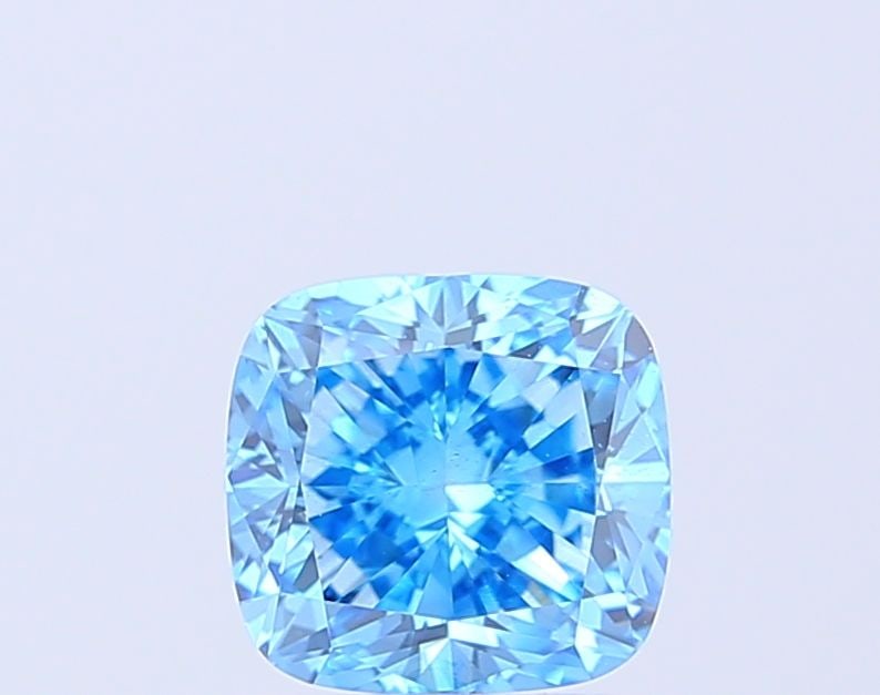 Loose Diamond - CUSHION MODIFIED 2.03ct Fancy Vivid Blue VS1: Loose Diamond - CUSHION MODIFIED 2.03ct Fancy Vivid Blue VS1 Source: This is a real non-mined Diamond that has been grown in a lab Shape: CUSHION MODIFIED Carats: 2.03 Color: Fancy Vivid Blue Certific