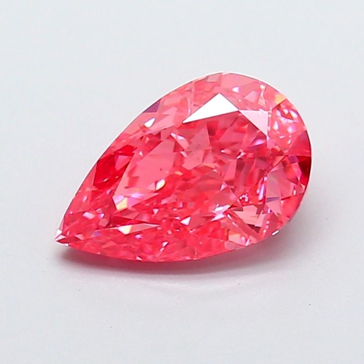 Loose Diamond - PEAR 1.8ct Fancy Vivid Pink VS2: Loose Diamond - PEAR 1.8ct Fancy Vivid Pink VS2 Source: This is a real non-mined Diamond that has been grown in a lab Shape: PEAR Carats: 1.8 Color: Fancy Vivid Pink Certification: IGI Video: