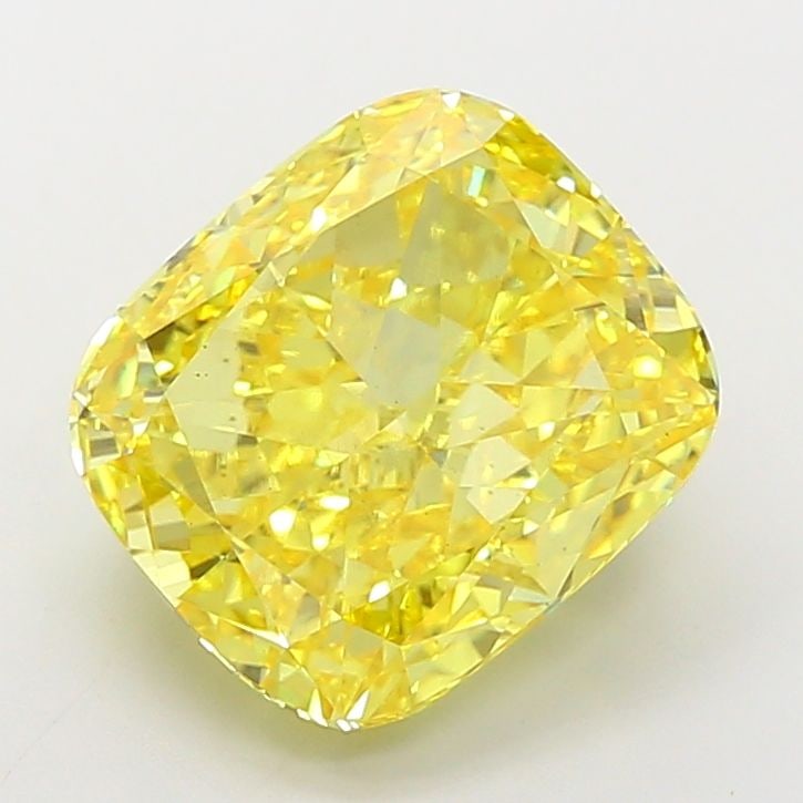 Loose Diamond - CUSHION MODIFIED 10.01ct Fancy Vivid Yellow VS1: Loose Diamond - CUSHION MODIFIED 10.01ct Fancy Vivid Yellow VS1 Source: This is a real non-mined Diamond that has been grown in a lab Shape: CUSHION MODIFIED Carats: 10.01 Color: Fancy Vivid Yellow Ce