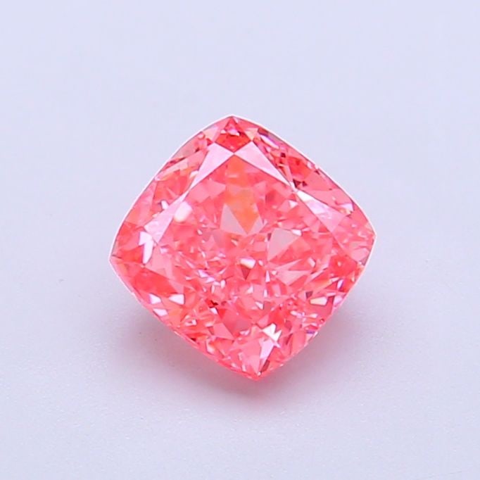 Loose Diamond - CUSHION MODIFIED 1.0ct Fancy Vivid Pink VS1: Loose Diamond - CUSHION MODIFIED 1.0ct Fancy Vivid Pink VS1 Source: This is a real non-mined Diamond that has been grown in a lab Shape: CUSHION MODIFIED Carats: 1.0 Color: Fancy Vivid Pink Certificat