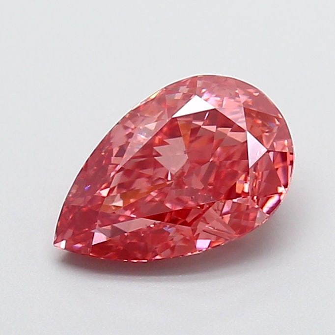 Loose Diamond - PEAR 1.53ct Fancy Vivid Pink VS1: Loose Diamond - PEAR 1.53ct Fancy Vivid Pink VS1 Source: This is a real non-mined Diamond that has been grown in a lab Shape: PEAR Carats: 1.53 Color: Fancy Vivid Pink Certification: IGI Video: