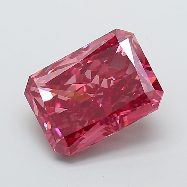 Loose Diamond - RADIANT 6.19ct Fancy Vivid Pink VS1 (1 of 1)