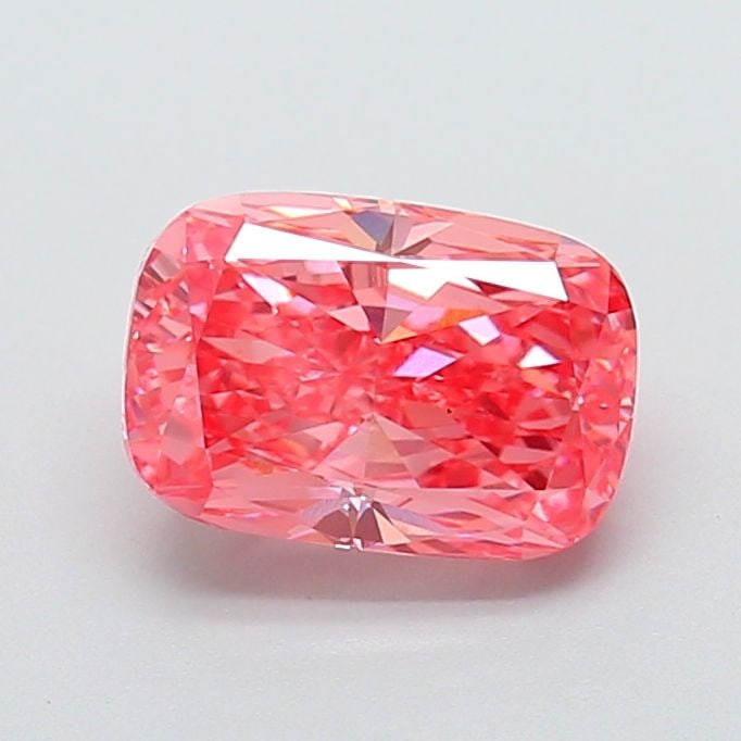 Loose Diamond - CUSHION MODIFIED 2.63ct Fancy Vivid Pink VS1: Loose Diamond - CUSHION MODIFIED 2.63ct Fancy Vivid Pink VS1 Source: This is a real non-mined Diamond that has been grown in a lab Shape: CUSHION MODIFIED Carats: 2.63 Color: Fancy Vivid Pink Certific