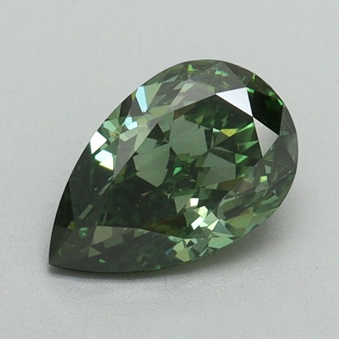 Loose Diamond - PEAR 0.82ct Fancy Vivid Green SI1: Loose Diamond - PEAR 0.82ct Fancy Vivid Green SI1 Source: This is a real non-mined Diamond that has been grown in a lab Shape: PEAR Carats: 0.82 Color: Fancy Vivid Green Certification: IGI Video: