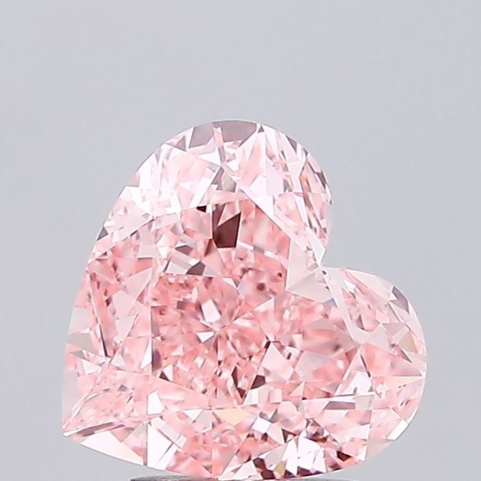 Loose Diamond - HEART 3.72ct Fancy Vivid Pink VVS2: Loose Diamond - HEART 3.72ct Fancy Vivid Pink VVS2 Source: This is a real non-mined Diamond that has been grown in a lab Shape: HEART Carats: 3.72 Color: Fancy Vivid Pink Certification: IGI Video:
