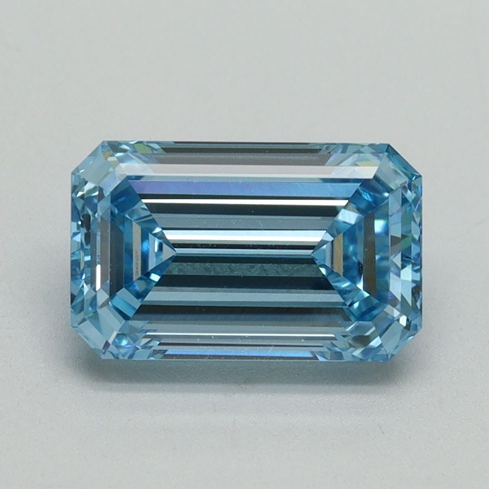 Loose Diamond - EMERALD 2.13ct Fancy Vivid Blue VVS2 (1 of 1)