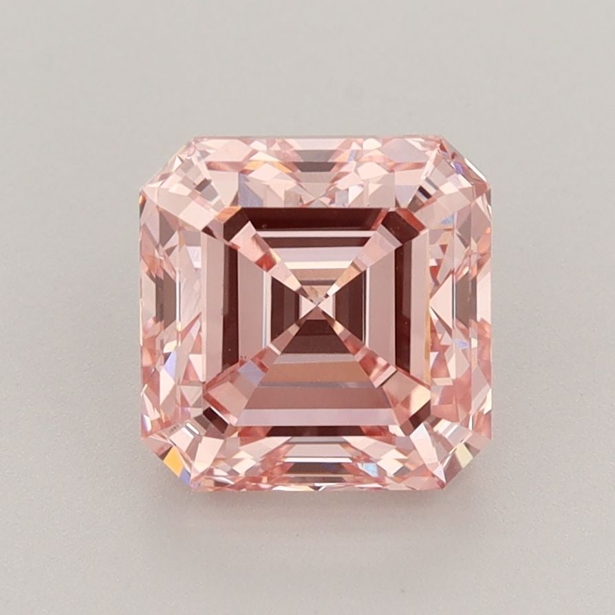 Loose Diamond - ASSCHER 2.62ct Fancy Intense Pink VS1: Loose Diamond - ASSCHER 2.62ct Fancy Intense Pink VS1 Source: This is a real non-mined Diamond that has been grown in a lab Shape: ASSCHER Carats: 2.62 Color: Fancy Intense Pink Certification: IGI Vid