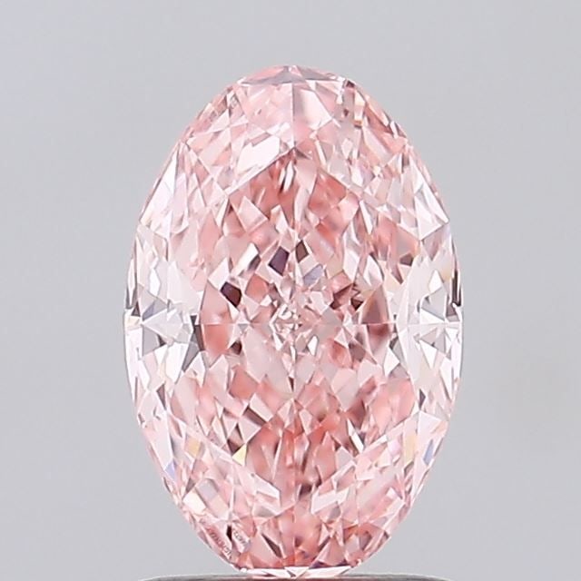 Loose Diamond - OVAL 1.12ct Fancy Vivid Pink VVS2: Loose Diamond - OVAL 1.12ct Fancy Vivid Pink VVS2 Source: This is a real non-mined Diamond that has been grown in a lab Shape: OVAL Carats: 1.12 Color: Fancy Vivid Pink Certification: IGI Video: