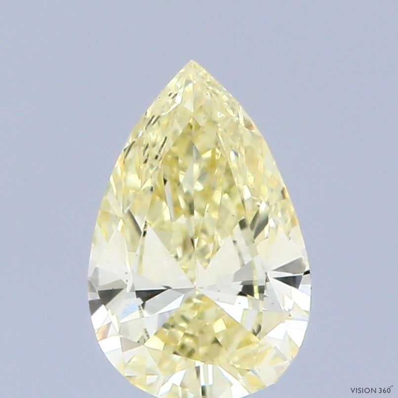 Loose Diamond - PEAR 0.8ct Fancy Intense Yellow VS2: Loose Diamond - PEAR 0.8ct Fancy Intense Yellow VS2 Source: This is a real non-mined Diamond that has been grown in a lab Shape: PEAR Carats: 0.8 Color: Fancy Intense Yellow Certification: IGI Video: