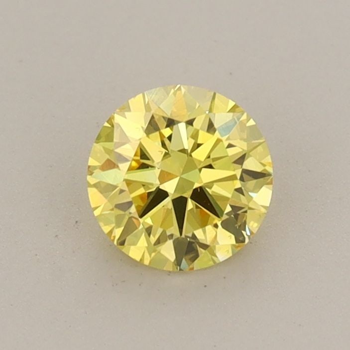 Loose Diamond - ROUND 0.5ct Fancy Intense Yellow VS2: Loose Diamond - ROUND 0.5ct Fancy Intense Yellow VS2 Source: This is a real non-mined Diamond that has been grown in a lab Shape: ROUND Carats: 0.5 Color: Fancy Intense Yellow Certification: IGI Video