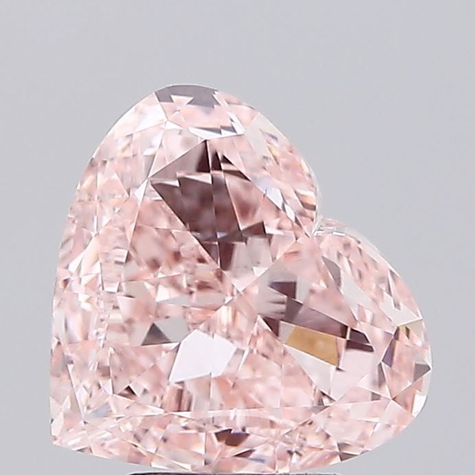 Loose Diamond - HEART 5.0ct Fancy Intense Pink VVS2: Loose Diamond - HEART 5.0ct Fancy Intense Pink VVS2 Source: This is a real non-mined Diamond that has been grown in a lab Shape: HEART Carats: 5.0 Color: Fancy Intense Pink Certification: IGI Video: