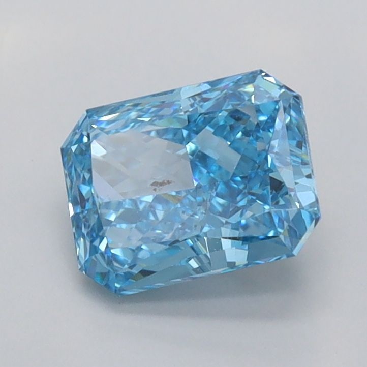 Loose Diamond - RADIANT 1.15ct Fancy Vivid Blue VVS1: Loose Diamond - RADIANT 1.15ct Fancy Vivid Blue VVS1 Source: This is a real non-mined Diamond that has been grown in a lab Shape: RADIANT Carats: 1.15 Color: Fancy Vivid Blue Certification: IGI