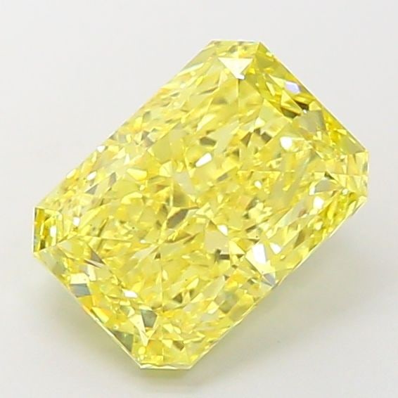Loose Diamond - RADIANT 4.17ct Fancy Vivid Yellow VS2: Loose Diamond - RADIANT 4.17ct Fancy Vivid Yellow VS2 Source: This is a real non-mined Diamond that has been grown in a lab Shape: RADIANT Carats: 4.17 Color: Fancy Vivid Yellow Certification: IGI
