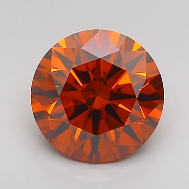 Ideal Loose Diamond - ROUND 1.55ct Fancy Deep Orange VVS2 (1 of 1)