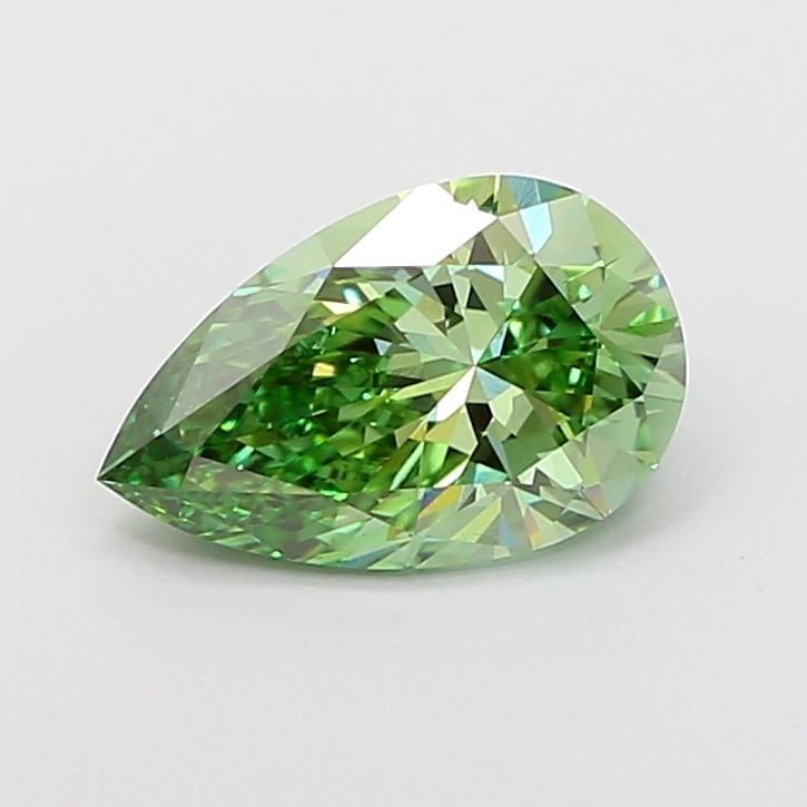 Loose Diamond - PEAR 1.6ct Fancy Vivid Green VS1: Loose Diamond - PEAR 1.6ct Fancy Vivid Green VS1 Source: This is a real non-mined Diamond that has been grown in a lab Shape: PEAR Carats: 1.6 Color: Fancy Vivid Green Certification: IGI Video: