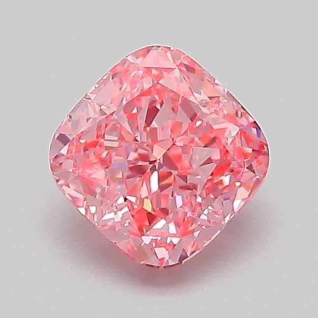 Loose Diamond - CUSHION MODIFIED 1.05ct Fancy Vivid Pink VVS2: Loose Diamond - CUSHION MODIFIED 1.05ct Fancy Vivid Pink VVS2 Source: This is a real non-mined Diamond that has been grown in a lab Shape: CUSHION MODIFIED Carats: 1.05 Color: Fancy Vivid Pink Certifi