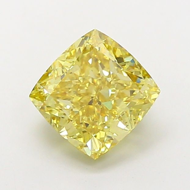Loose Diamond - CUSHION MODIFIED 3.52ct Fancy Intense Yellow VS1: Loose Diamond - CUSHION MODIFIED 3.52ct Fancy Intense Yellow VS1 Source: This is a real non-mined Diamond that has been grown in a lab Shape: CUSHION MODIFIED Carats: 3.52 Color: Fancy Intense Yellow 