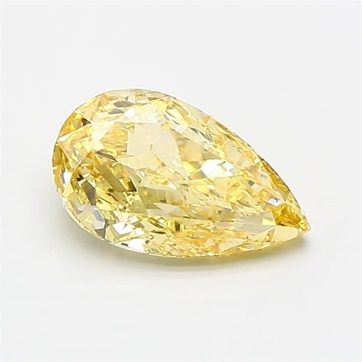 Loose Diamond - PEAR 1.13ct Fancy Intense Yellow VS1: Loose Diamond - PEAR 1.13ct Fancy Intense Yellow VS1 Source: This is a real non-mined Diamond that has been grown in a lab Shape: PEAR Carats: 1.13 Color: Fancy Intense Yellow Certification: IGI Video