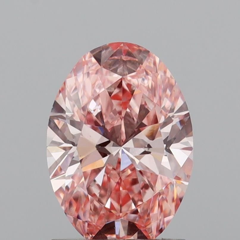 Loose Diamond - OVAL 1.49ct Fancy Vivid Pink VS1: Loose Diamond - OVAL 1.49ct Fancy Vivid Pink VS1 Source: This is a real non-mined Diamond that has been grown in a lab Shape: OVAL Carats: 1.49 Color: Fancy Vivid Pink Certification: IGI Video: