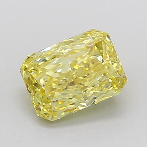 Loose Diamond - RADIANT 1.09ct Fancy Intense Yellow VVS2: Loose Diamond - RADIANT 1.09ct Fancy Intense Yellow VVS2 Source: This is a real non-mined Diamond that has been grown in a lab Shape: RADIANT Carats: 1.09 Color: Fancy Intense Yellow Certification: IG