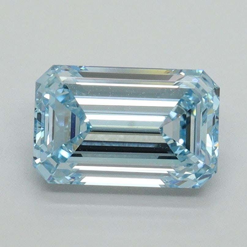Loose Diamond - EMERALD 1.47ct Fancy Intense Blue VS1: Loose Diamond - EMERALD 1.47ct Fancy Intense Blue VS1 Source: This is a real non-mined Diamond that has been grown in a lab Shape: EMERALD Carats: 1.47 Color: Fancy Intense Blue Certification: IGI Vid