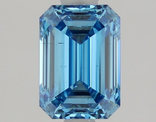 Loose Diamond - EMERALD 1.5ct Fancy Vivid Blue SI1: Loose Diamond - EMERALD 1.5ct Fancy Vivid Blue SI1 Source: This is a real non-mined Diamond that has been grown in a lab Shape: EMERALD Carats: 1.5 Color: Fancy Vivid Blue Certification: NONE Video: