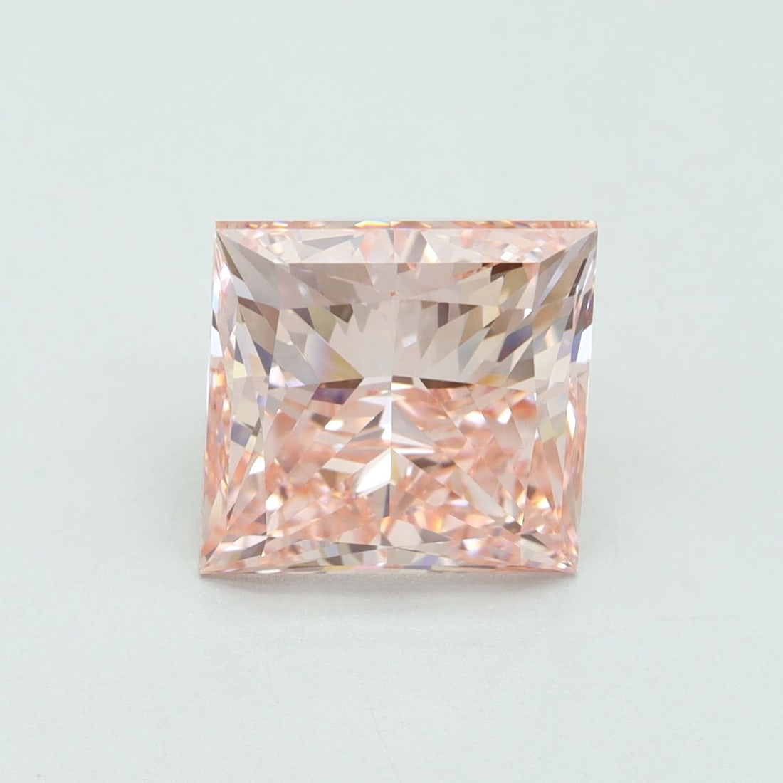 Loose Diamond - PRINCESS 5.11ct Fancy Intense Pink VVS2 (1 of 1)