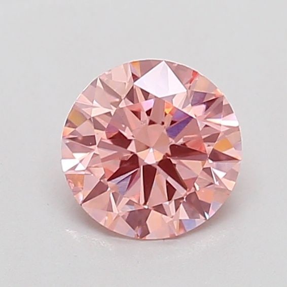 Loose Diamond - ROUND 0.74ct Fancy Vivid Pink SI1: Loose Diamond - ROUND 0.74ct Fancy Vivid Pink SI1 Source: This is a real non-mined Diamond that has been grown in a lab Shape: ROUND Carats: 0.74 Color: Fancy Vivid Pink Certification: NONE The Diamon