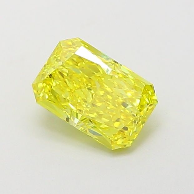 Loose Diamond - RADIANT 1.02ct Fancy Vivid Yellow VS1: Loose Diamond - RADIANT 1.02ct Fancy Vivid Yellow VS1 Source: This is a real non-mined Diamond that has been grown in a lab Shape: RADIANT Carats: 1.02 Color: Fancy Vivid Yellow Certification: IGI Vid
