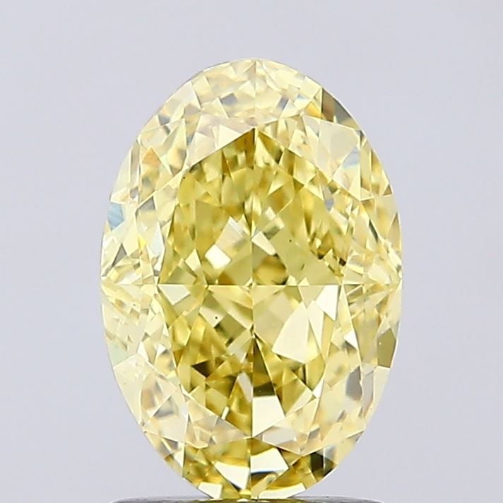 Loose Diamond - OVAL 2.07ct Fancy Intense Yellow VVS2: Loose Diamond - OVAL 2.07ct Fancy Intense Yellow VVS2 Source: This is a real non-mined Diamond that has been grown in a lab Shape: OVAL Carats: 2.07 Color: Fancy Intense Yellow Certification: NONE Vid